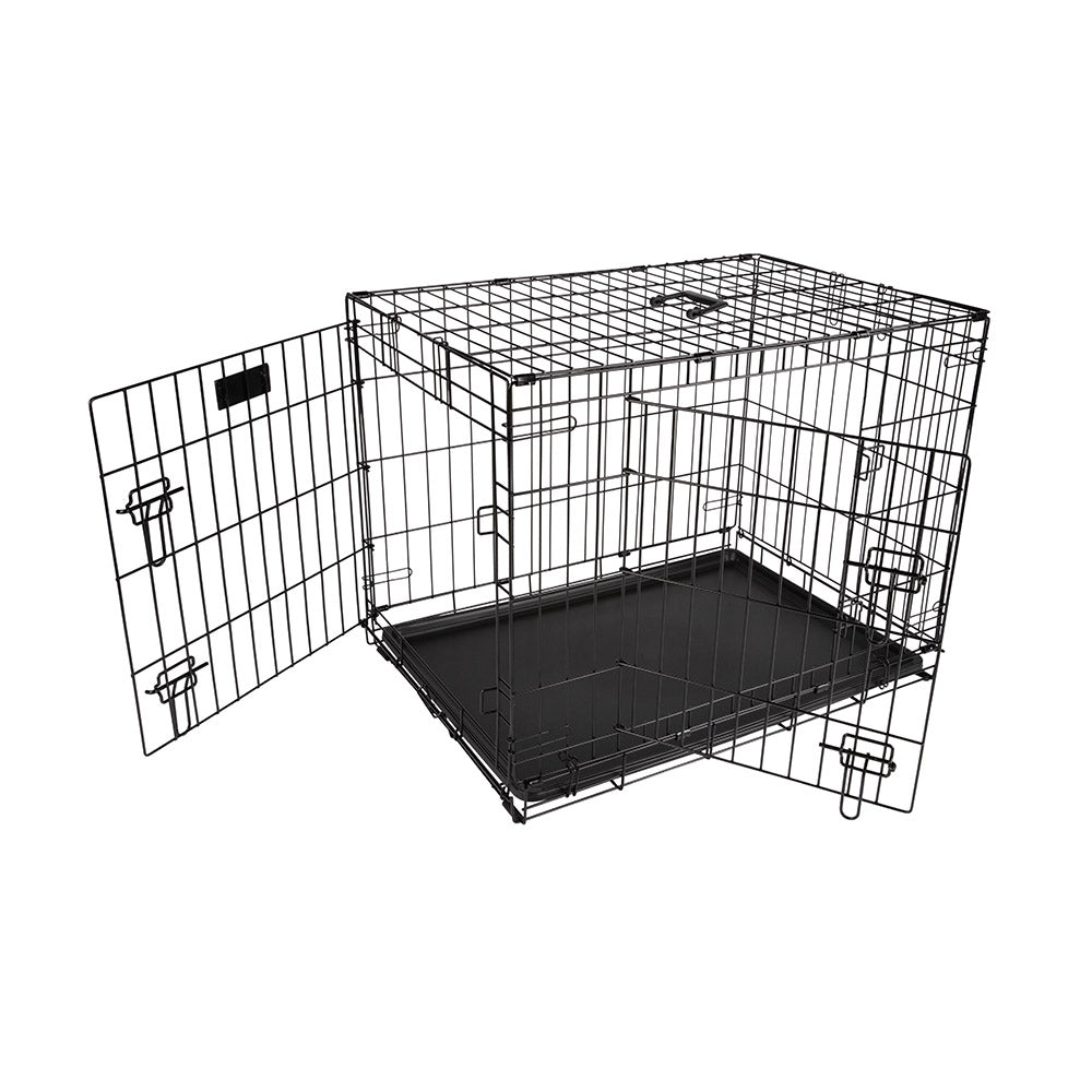 Hondenbench met twee deuren en schuifslot - CRATE District 70