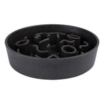 Anti-schrok voerbak voor hond van bamboe - BAMBOO Slow Feeder District 70