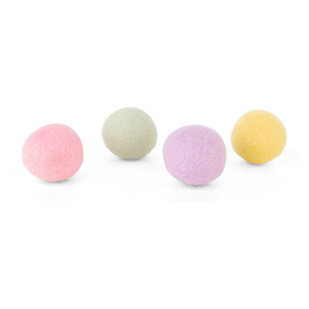 GLOW vilten balletjes voor katten - District 70
