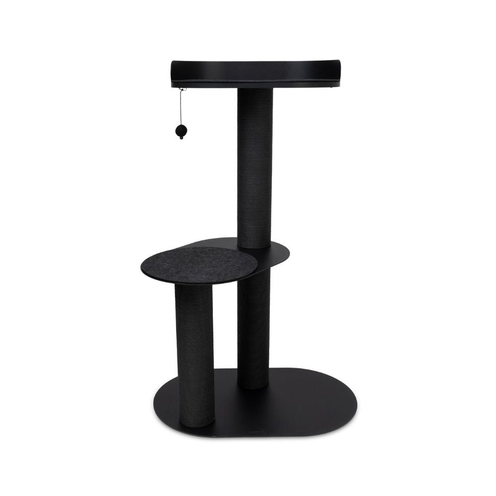 Design krabpaal voor grote kat in zwart 110 cm - OASIS District 70