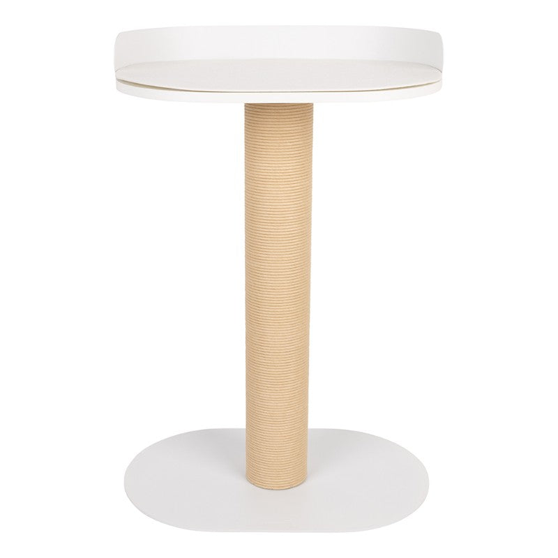Design krabpaal voor kat in wit 80 cm - OASIS District 70