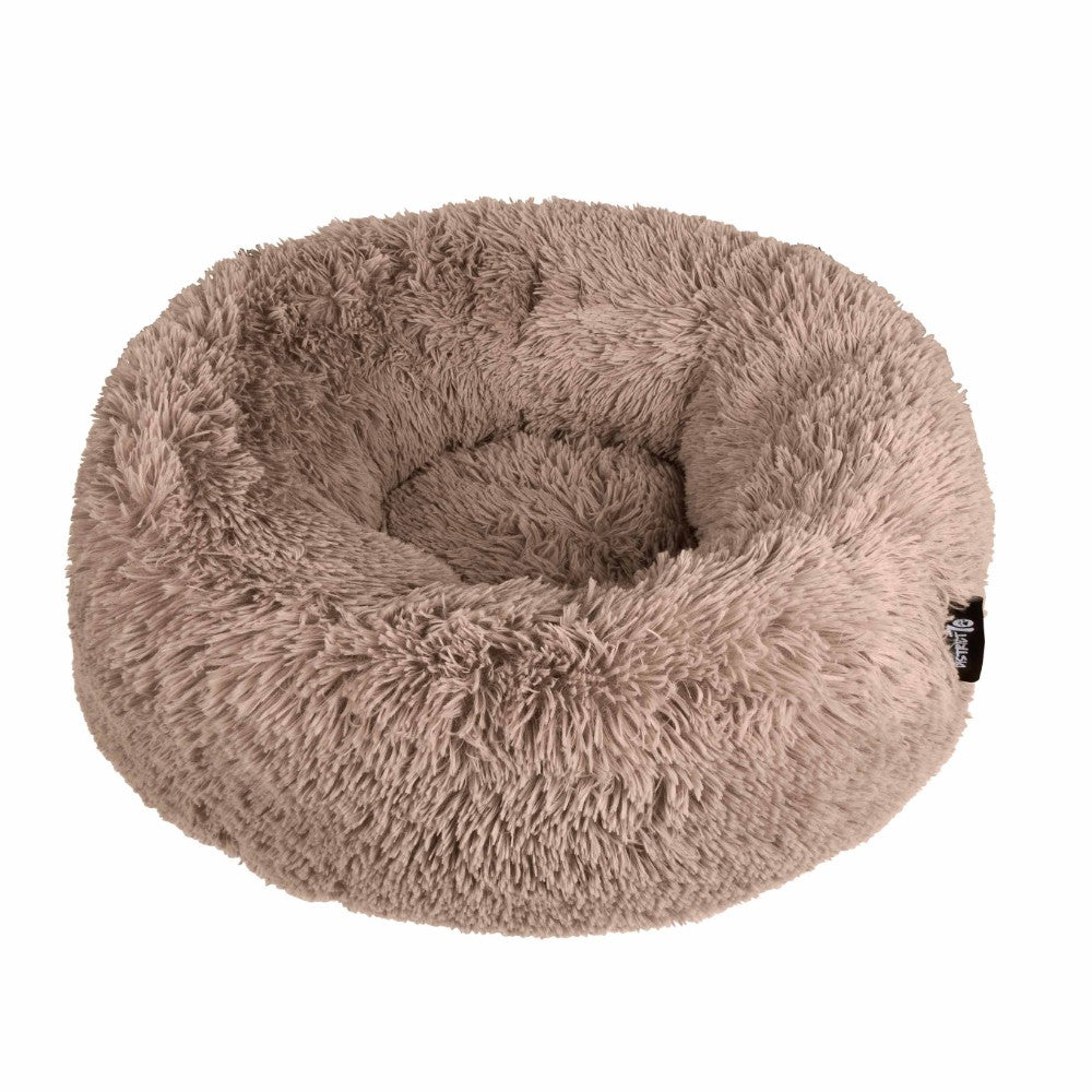 Ronde fluffy hondenmand met hoge rand - FUZZ District 70