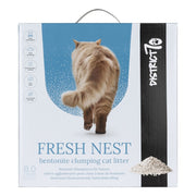 Klontvormende kattenbakvulling van 100% natuurlijk bentoniet - FRESH NEST District 70