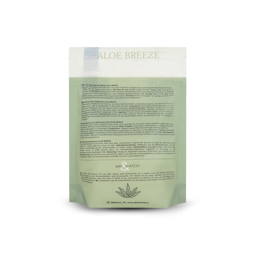 Frisse aloë deodoriser voor langdurige frisheid - ALOE BREEZE District 70