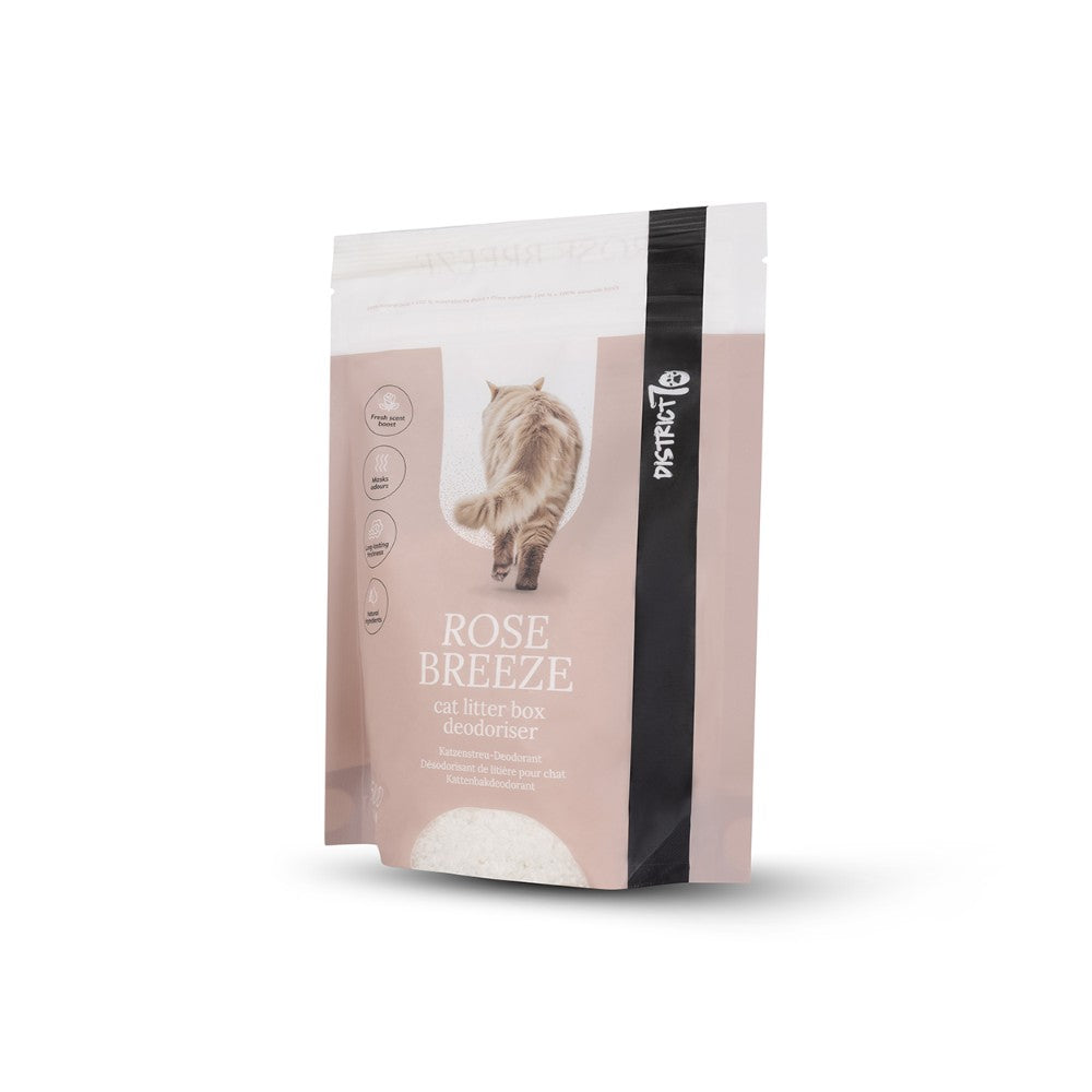 Geurneutraliserende deodoriser voor de kattenbak - ROSE BREEZE District 70