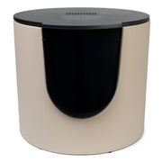 Design kattenbak met cover in faux leather beige - FUSE District 70