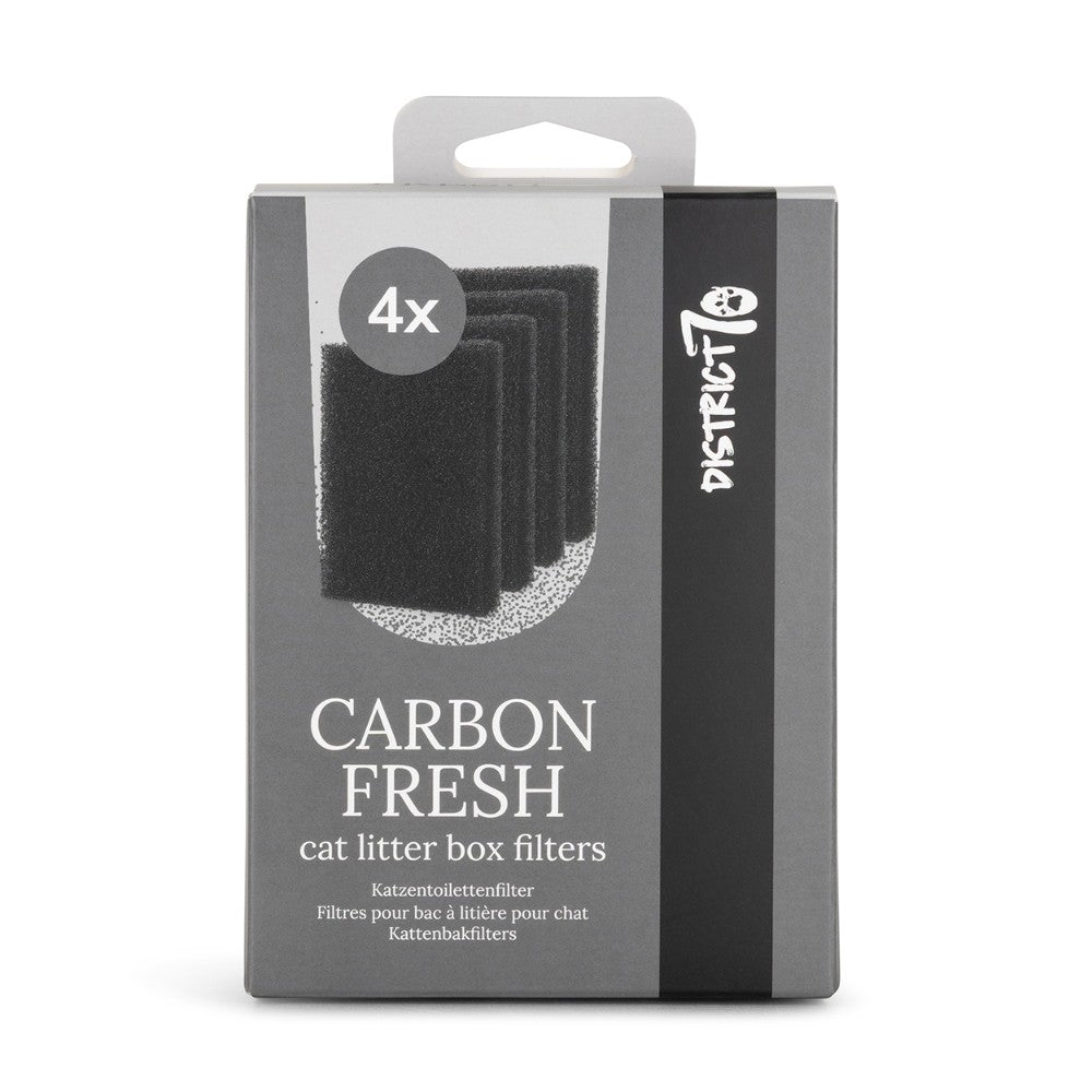 Koolstoffilter voor kattenbak verpakking - CARBON FRESH District 70