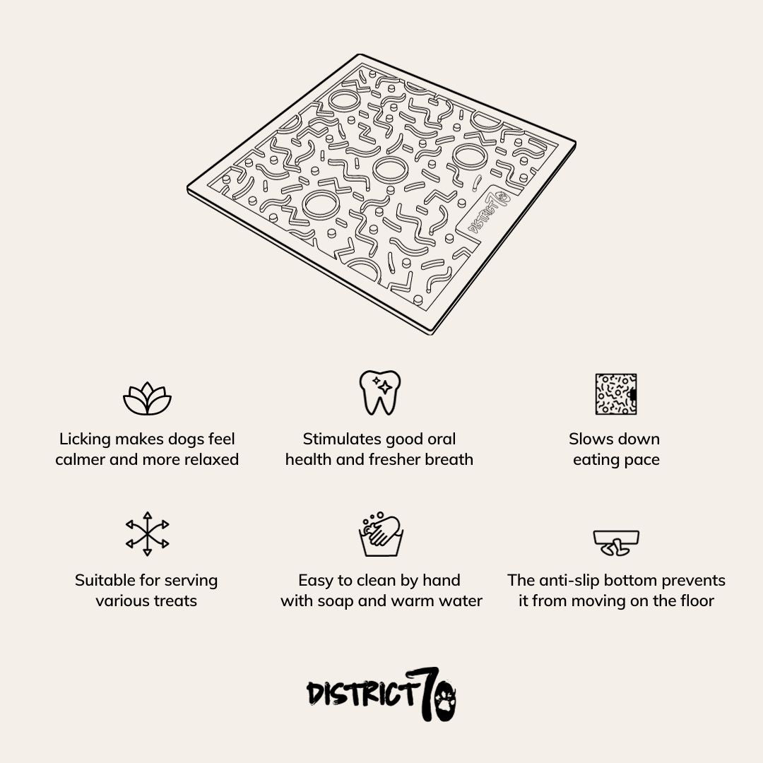 Likmat voor hond infographic voordelen - QUEST District 70